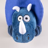 Duvoplus - Speelgoed Voor Dieren - Hond - Pluche Dino Triceratops Corduroy 31x13x15cm Blauw - 1st
