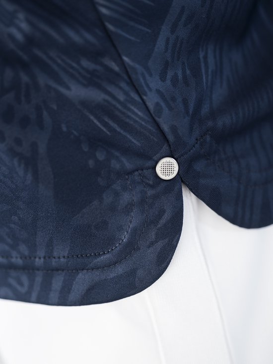 Func Factory dames Poloshirt Scale donkerblauw maat 46 van Func Factory — afbeelding 4