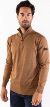 Presly & Sun Homme - Pull col roulé - M - Marron - Lewis