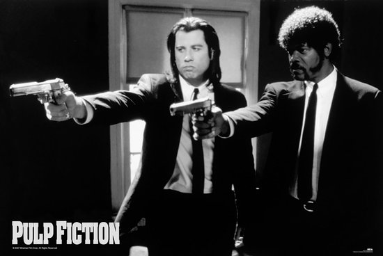 Pulp Fiction Guns - Maxi affiche (747)