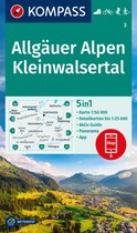Kompass Wanderkarten - Kompass WK3 Alpes d'Allgäu, Kleinwalsertal
