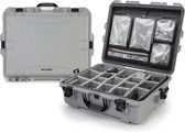 Nanuk 945 Case w/lid org./divider - Silver - Pro Photo Kit case