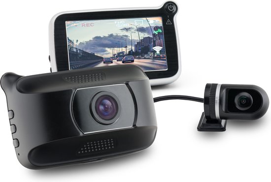 Dashcam Caliber pour voiture - Caméra avant et arrière - Capteur G - Écran  LCD 2,7... | bol