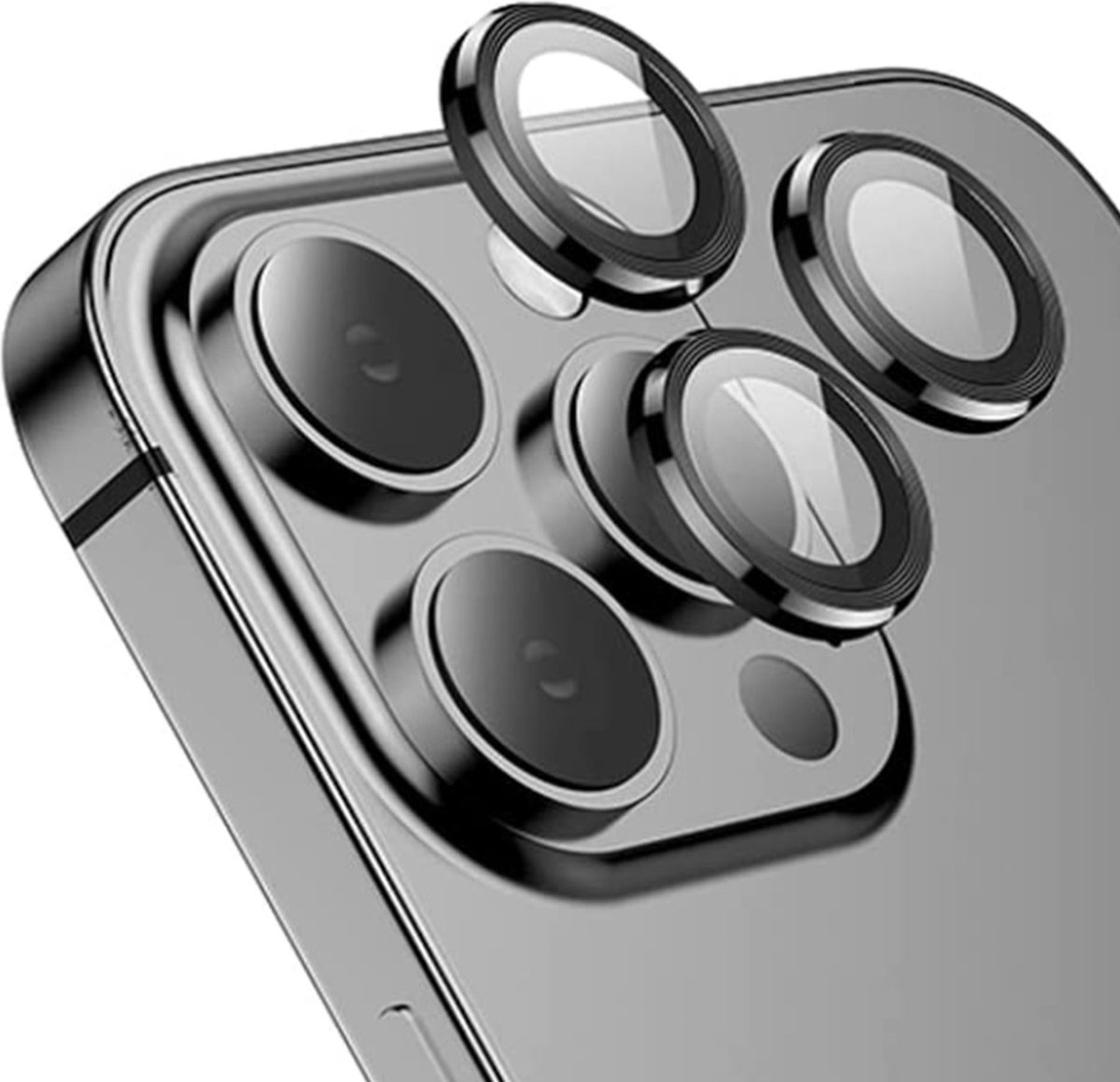 Camera Screenprotector geschikt voor iPhone 15 Pro - Screen Protector Gehard Glas Camera Cover