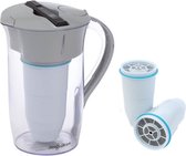 Bol.com AzurAqua ZeroWater Combi-box: 1.9 liter 5-Stage Water Filter Round Pitcher with TDS meter incl. 3 filters aanbieding
