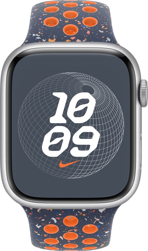 Apple Watch Blue Flame Nike Sport Band - 45mm - S/M