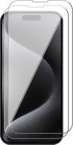 Screenprotector geschikt voor iPhone 15 Pro - 2x Gehard Glas Screen Protector GlassGuard