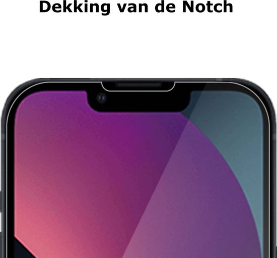 Étui avec porte-cartes iPhone 15 + protecteur d'écran iPhone 15 - Couverture en Glas trempé - Étui portefeuille - Blauw