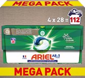 Ariel All-in-1 PODS - Capsules de détergent liquide - Original Clean & Fresh - pack économique 4 x 28 lavages
