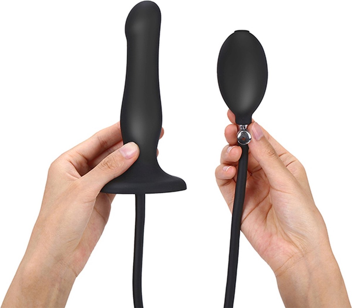 Goedkoopste Strap-On-Me - Inflatable Dildo Black