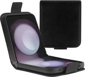 Rosso Element Book Case Wallet Hoesje Geschikt voor Samsung Galaxy Z Flip 5 | Portemonnee | 3 Pasjes | Magneetsluiting | Stand Functie | Zwart