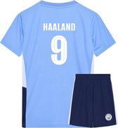 Manchester City Voetbaltenue Haaland - Haaland Tenue Thuis - 2023-2024 - Voetbaltenue Kinderen - Shirt en Broekje - Jongens en Meisjes --116