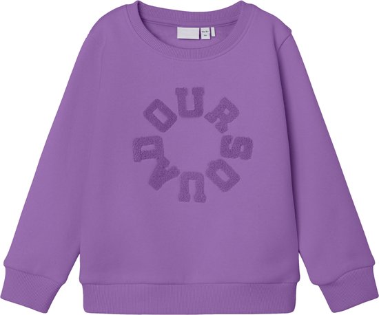 name it NMFODESSA LS SWEAT BRU Meisjes Trui Amethyst Orchid Maat 86 bol