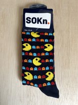 SOKn. Trendy sokken *PAC-MAN* maat 40-46 (ook leuk om kado te geven !)