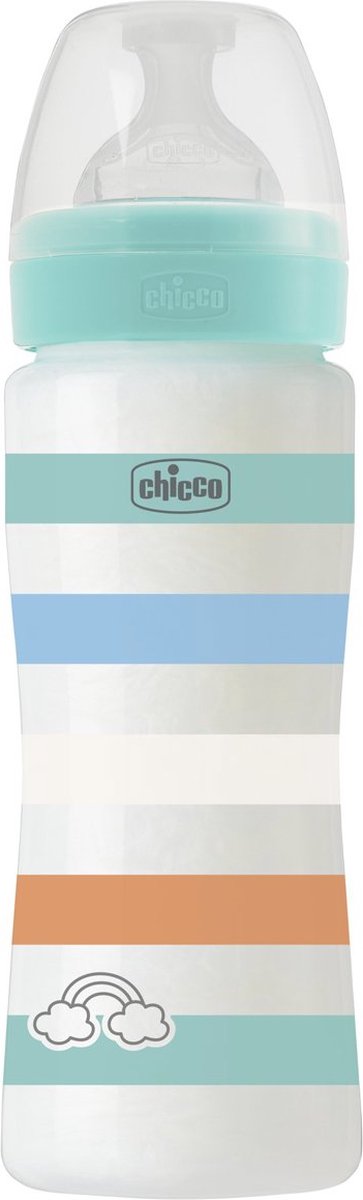 Goedkoopste Chicco zuigfles Siliconen Well Being 330ml groen