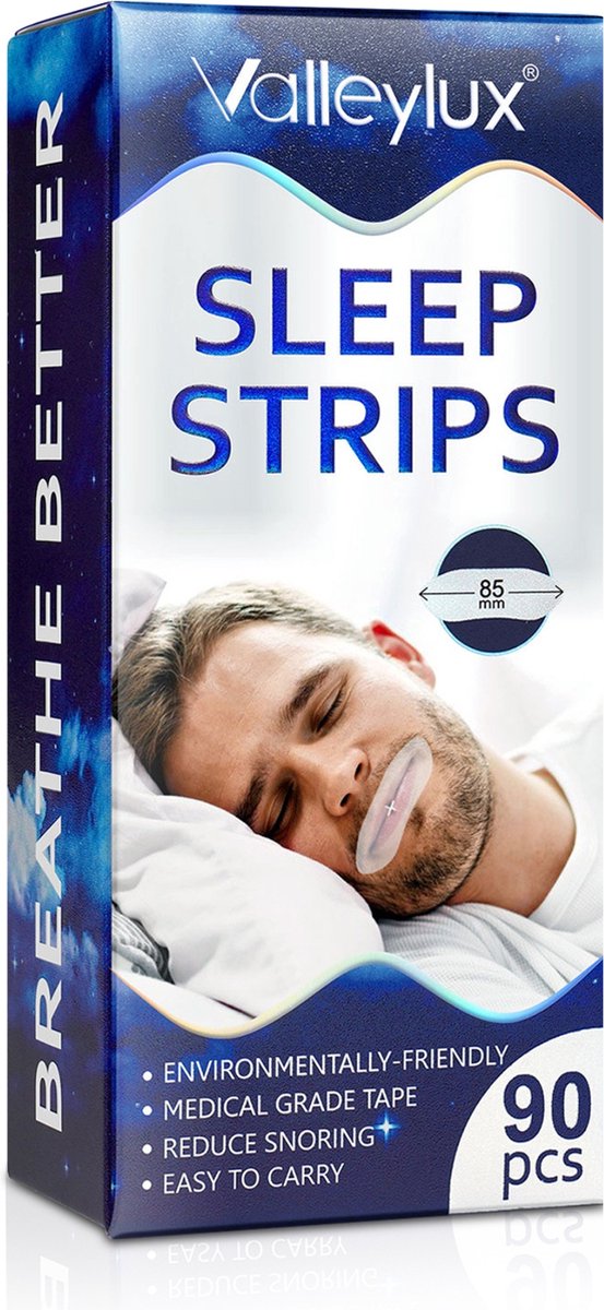 Mund Tape MAXIpakke 90 stk. Mindre Snorken Bedre Søvn - Stop