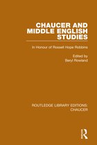 Routledge Library Editions: Chaucer- Chaucer and Middle English Studies