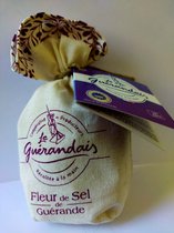 Le Guérandais Bloemzout Keltisch Fleur de Sel in linnen zak 125 gram