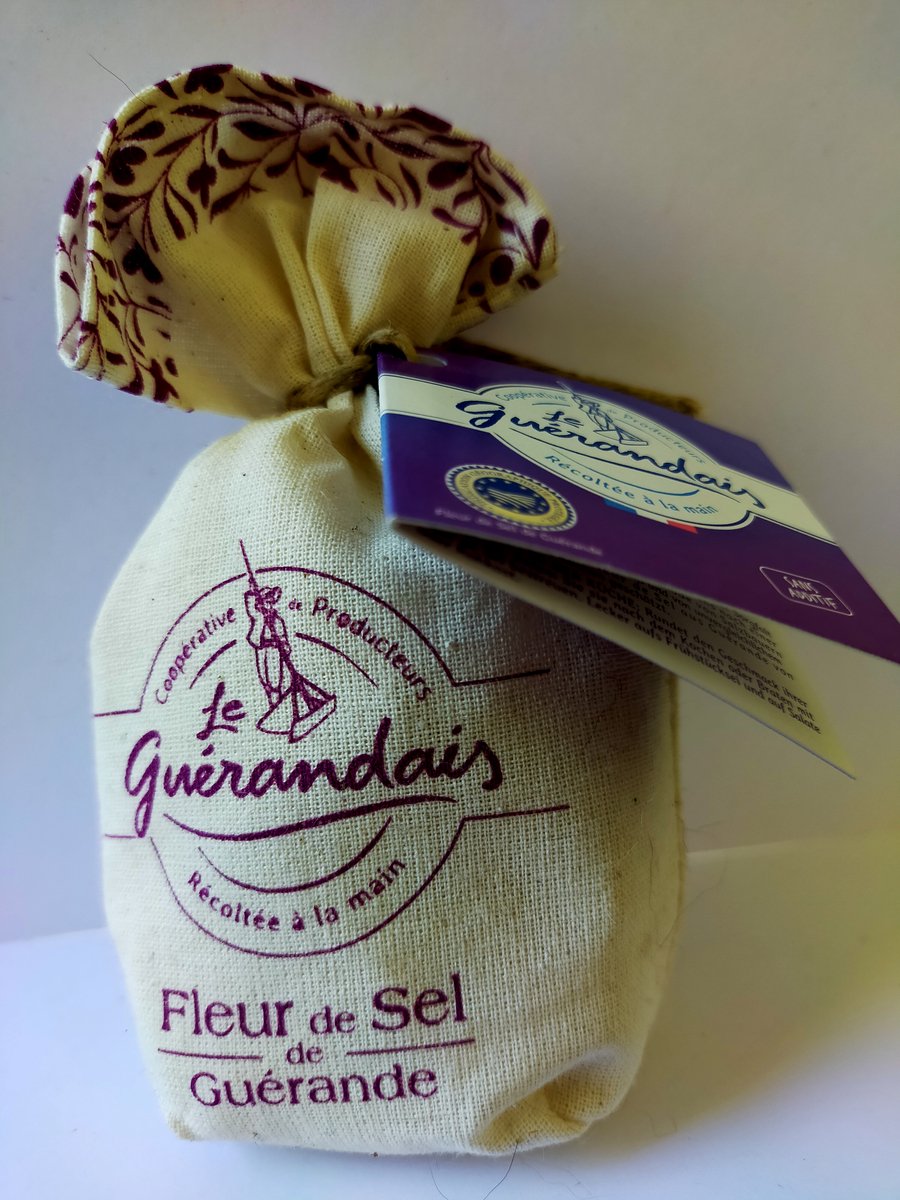 Goedkoopste Le Guérandais Bloemzout Keltisch Fleur de Sel in linnen zak 125 gram