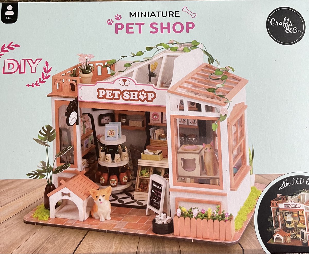 Crafts & Co Miniature Pet Shop à fabriquer soi-même - DIY avec