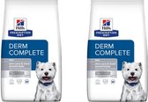 2x Hill's Prescription Diet Derm Complete MINI nourriture pour chiens traitant des allergies alimentaires 1 kg