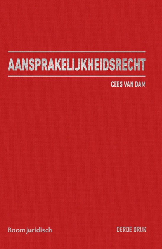 Boom Masterreeks - Aansprakelijkheidsrecht - cover