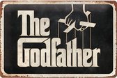 Metalen Wandbord The Godfather - Logo - 20 x 30 cm - Reliëf