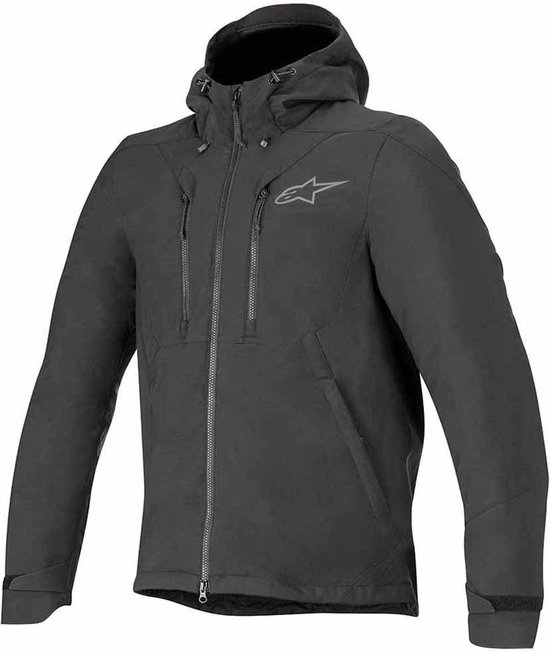Alpinestars Domino Tech Hoodie Zwart - Maat XXL - Jas