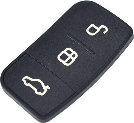 Autosleutel rubber pad 3 knops geschikt voor Ford sleutel Focus / Mondeo / CMax / SMax / Galaxy / Fiesta /  ford sleutel behuizing / sleutel reparatie. - Merkloos