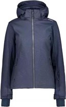 Campagnolo Softshell Jacket Zip Hood Navy dames ski jas marine