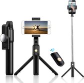 Selfie Stick bluetooth - 3in1 Selfie stick - selfie stick en tripod - selfie stick met afstandsbediening - vlog selfie stick - vakantie selfie stick -