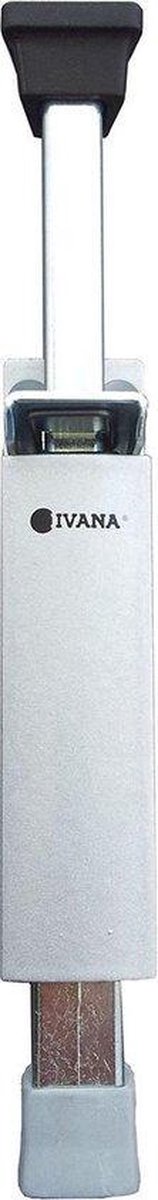 Ivana Deurvastzetter Dvg120 Zilver Gelakt - 120mm