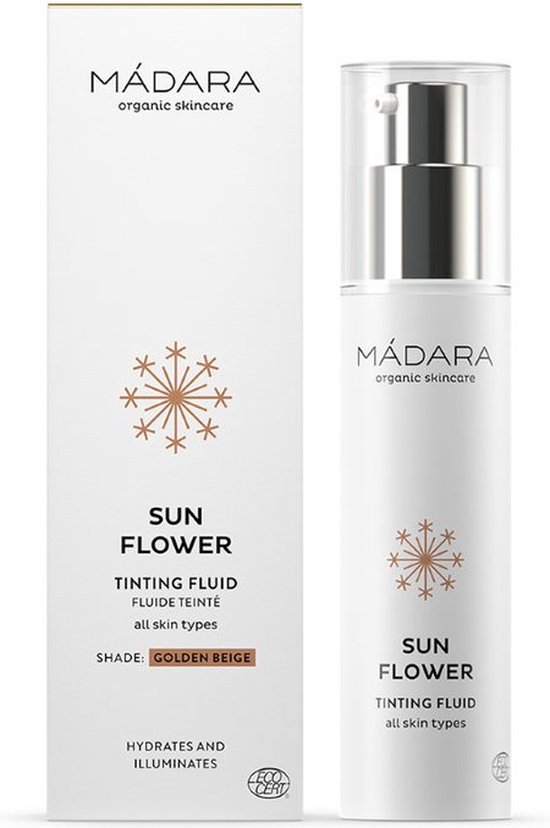 MÁDARA Sun Flower Golden Beige Tinted moisturizer 50 ml - hydraterend - vegan