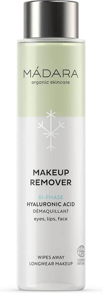 MÁDARA Bi-Phase Makeup Remover 100ml - hyaluronzuur - toverhazelaar
