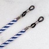 Zonnebrilkoord Blauw - Amey Amsterdam - brillenkoord - zonnebriltouwtje - zonnebril koord - sunny cord