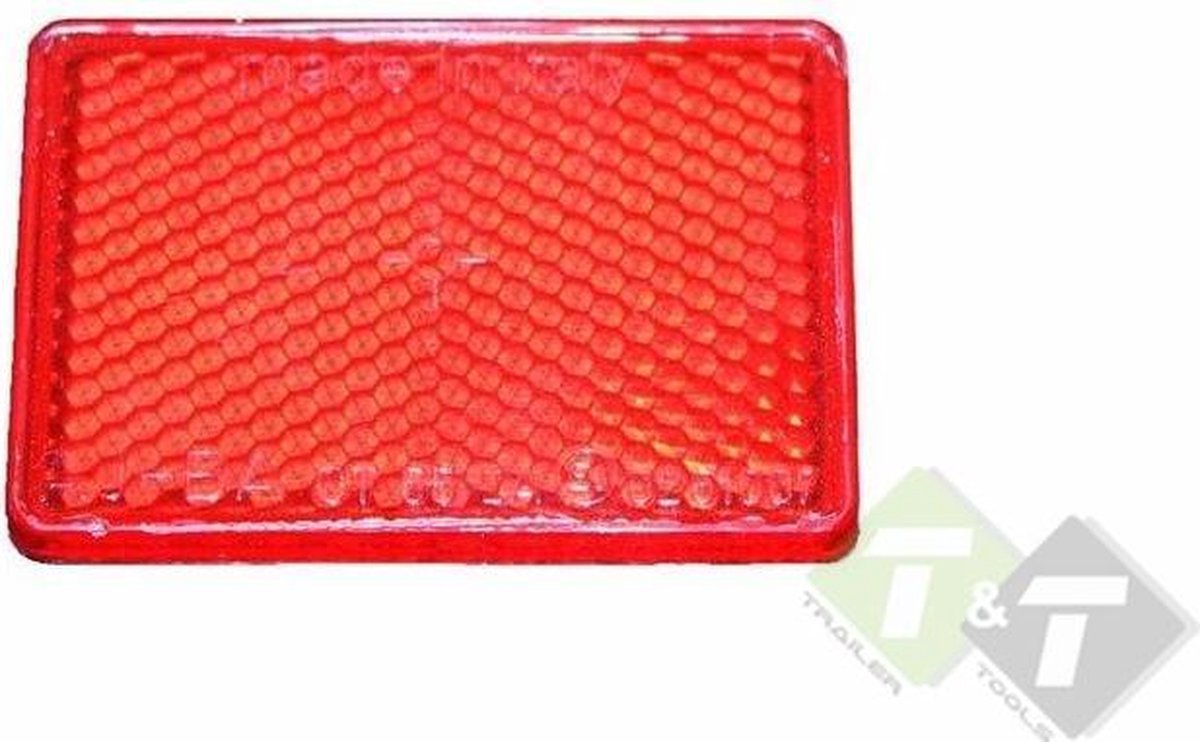 Reflector Rood, 55mm x 38mm