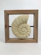 Ornament hout/beton model 2 30x30 cm handgemaakt