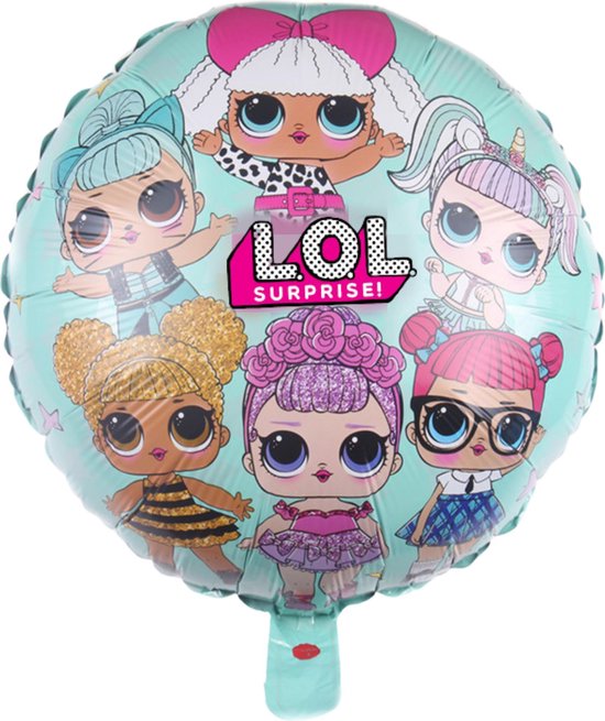 L.O.L. Surprise Ballon - Helium - Ballonnen - LOL Surprise - L.O.L. Surprise  - 42 x 42 cm | bol.com