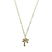 Palmtree ketting - Goud - 40 cm