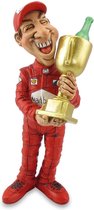 Grappige beroepen beeldje Coureur – F1 racer de komische wereld van karikatuur beeldjes – komische beeldjes – geschenk voor – cadeau -gift -verjaardag kado