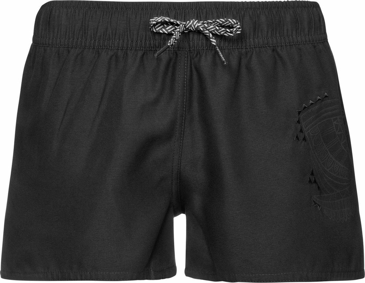 FOUKE JR Meisjes Beachshort - True Black - Maat 152