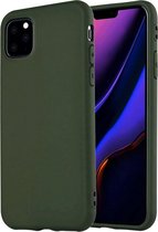 iPhone 11 Pro Max hoesje groen siliconen case hoesjes cover hoes