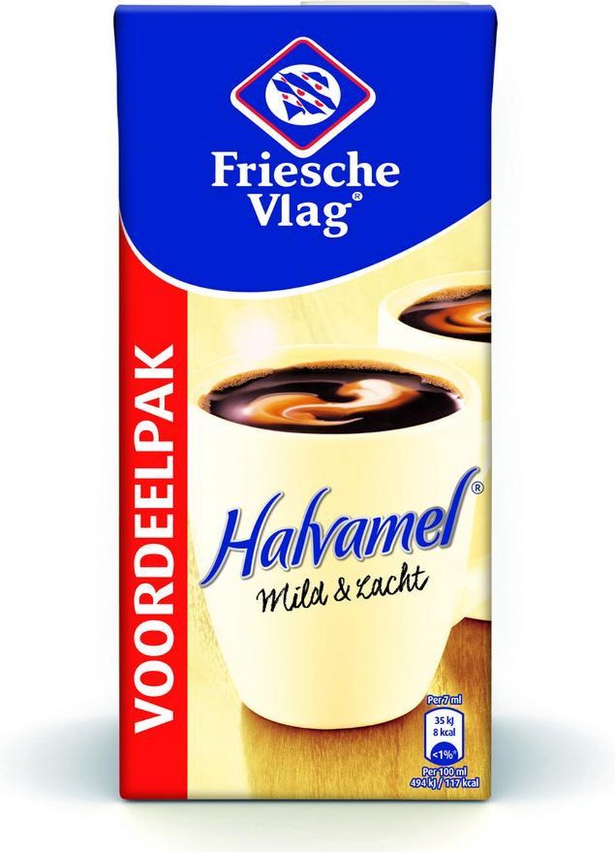 Friesche Vlag Halvamel pak - 6 x 930 ml