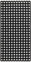 1x Ringmat Flexibel Domino Rubber - 80x40cm - buitenmat - binnenmat - deurmat