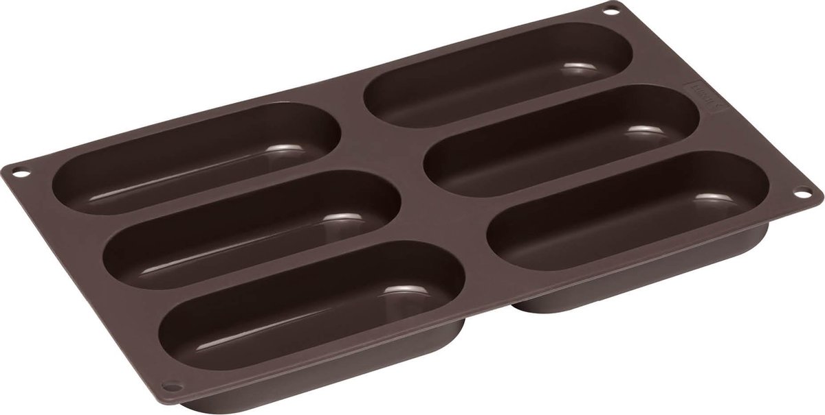 Lurch - Flexiform - Bakvorm voor 6 hotdog broodjes - Silicone - 30x17.5cm - Lurch