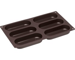 Lurch - Flexiform - Bakvorm voor 6 hotdog broodjes - Silicone - 30x17.5cm