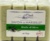 Savon de Marseille olijvenzeep met Glycerine - 4x100g