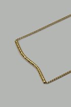 Cocora minimalistische ketting met staafje goudkleurig - Dames