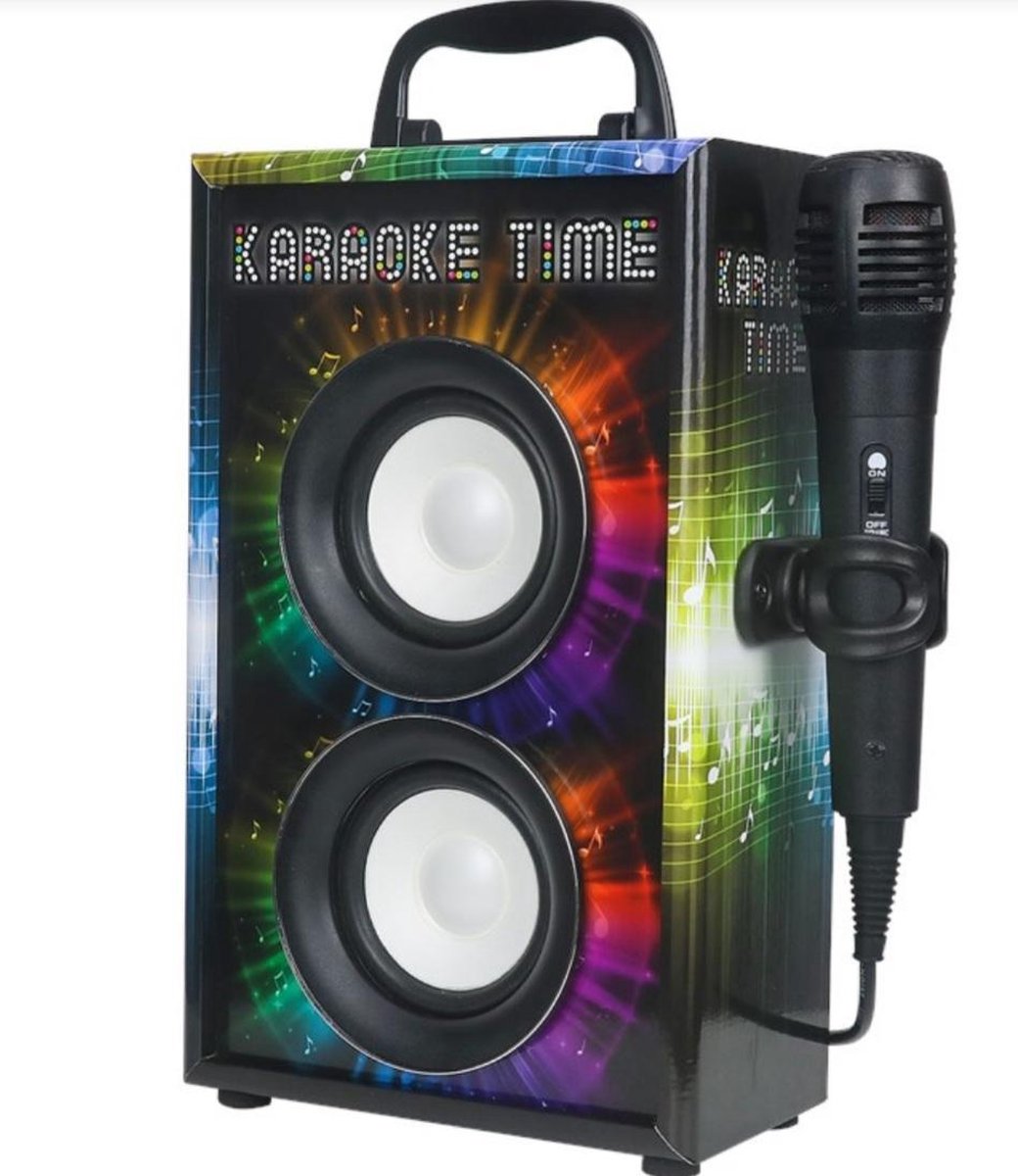 Karaoke set met bluetooth - speakers met geluid -karaoke set - muziek- gezelschap-top cadeau
