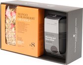 Amuse Life - Morning & Noon Bowl - Lunchpot -  Cadeauset met granola 700 gr - grijs
